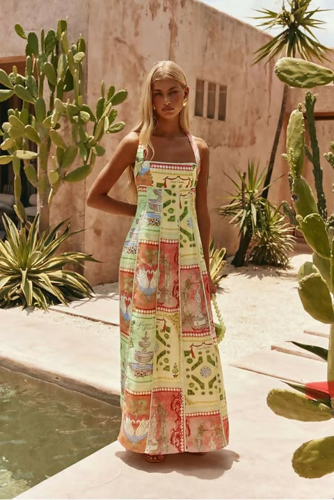 Zaco Anita Dress - El Jardin - 8 / Multi - Dresses