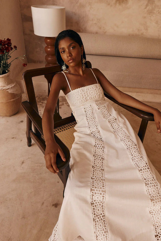 Zaco Bianca Dress White Size 6 - 6 / White - Dresses