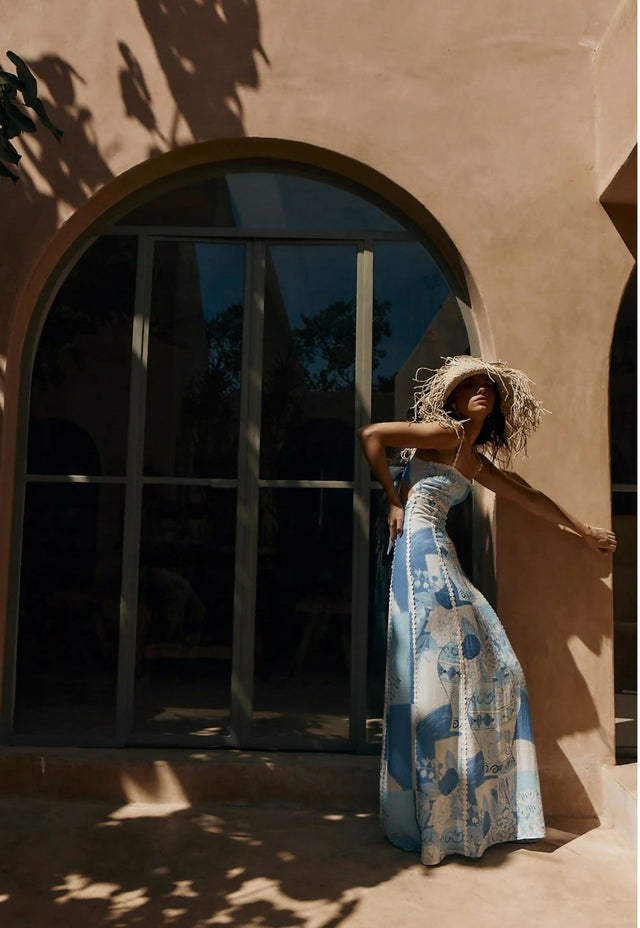 Zaco Terazza Dress - Vaso Blu - 8 / Blue - Dresses