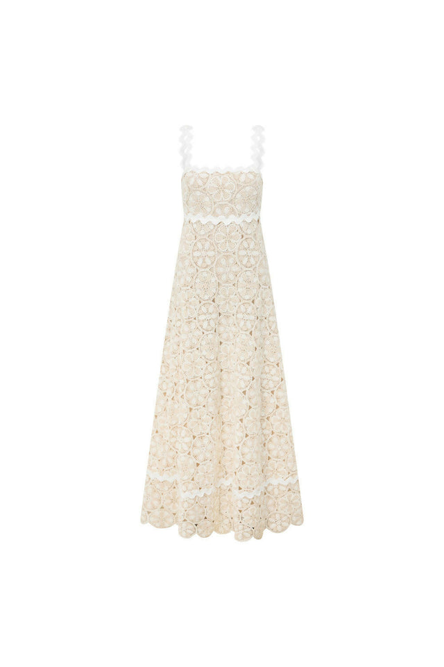 Zaco The Dalton Crochet - 8 / White - Dresses