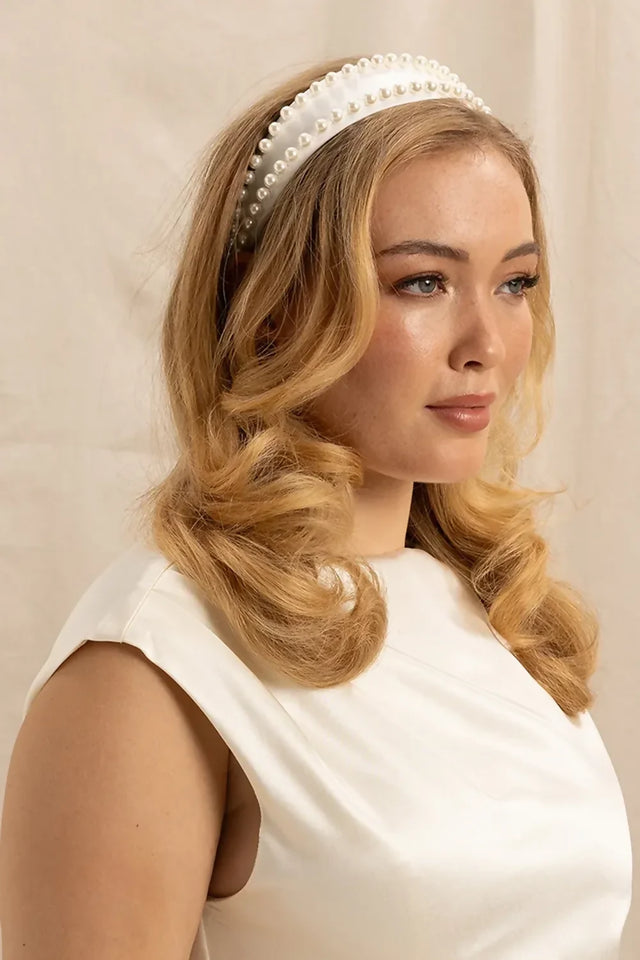 Morgan & Taylor Raleigh Headband - White