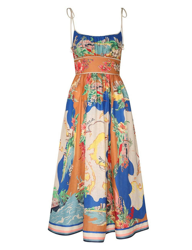 Zimmermann - Zimmermann Alight Picnic Dress in Nautical Map