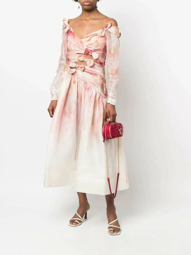 Zimmermann - Zimmermann Asymmetric Midi Dress