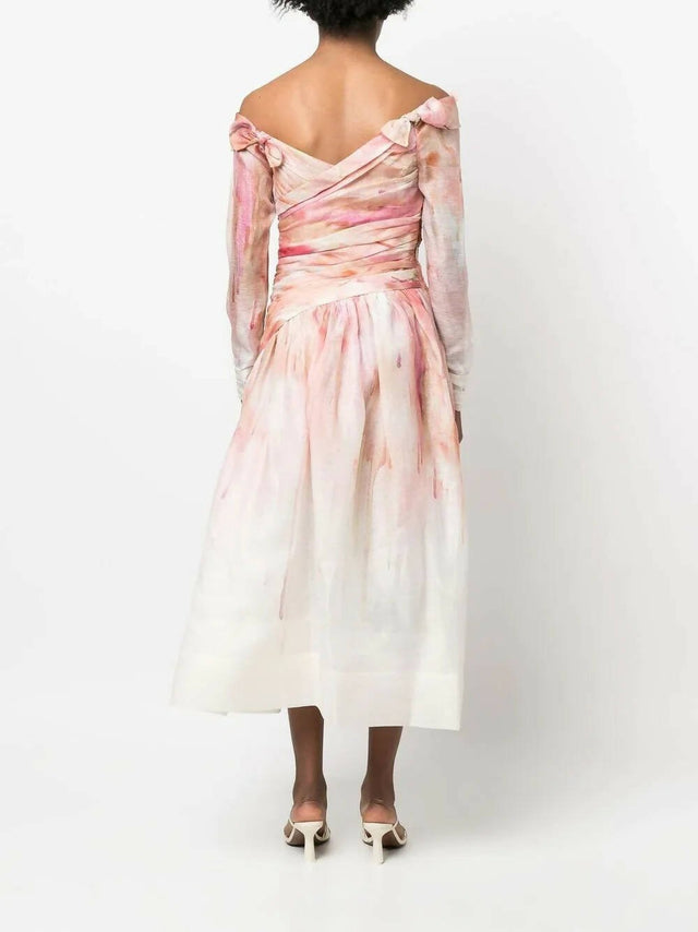 Zimmermann - Zimmermann Asymmetric Midi Dress