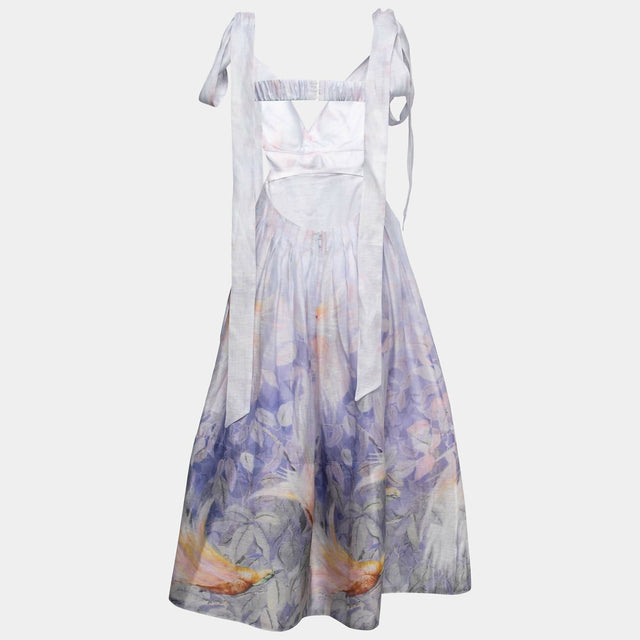 Zimmermann - Zimmermann Candescent Bralette Gown in Lavender Bird