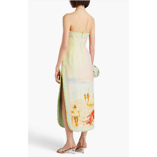 Zimmermann Coaster Structured Midi Dress Multi Size 1 - 10 / Multi - Dresses