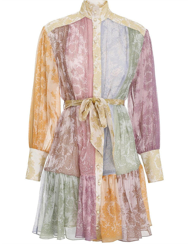 Zimmermann - Zimmermann Dancer Lantern Mini Dress Print