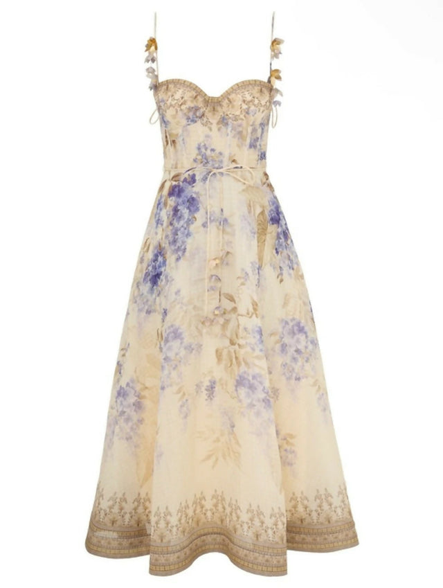 Zimmermann Dawning Picnic Dress in Lilac Floral - 12 / Floral - Dresses