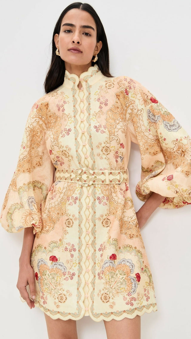 Zimmermann Daylight Mini Dress - 10 / Print - Dresses