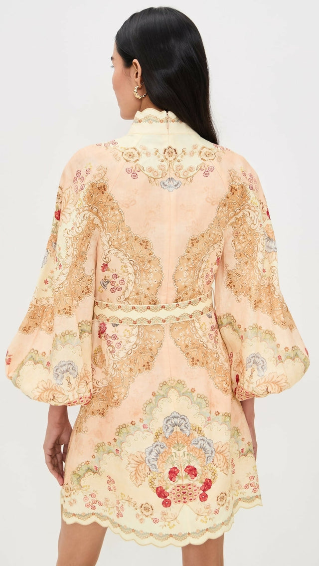 Zimmermann Daylight Mini Dress - 10 / Print - Dresses