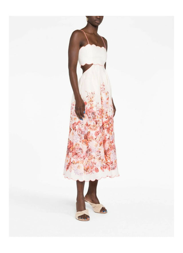 Zimmermann - Zimmermann Devi Scallop Midi Dress