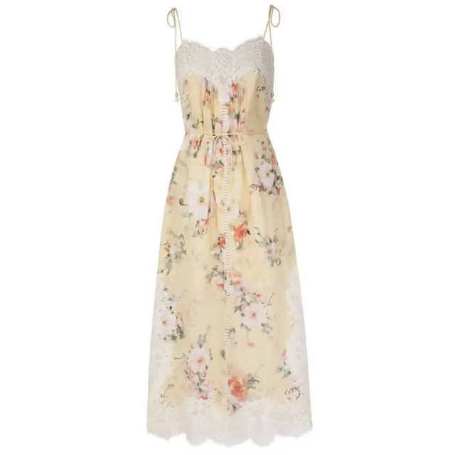 Zimmermann Everley Lace Trim Slip Dress size 3 / AU 14 - Slip Dress