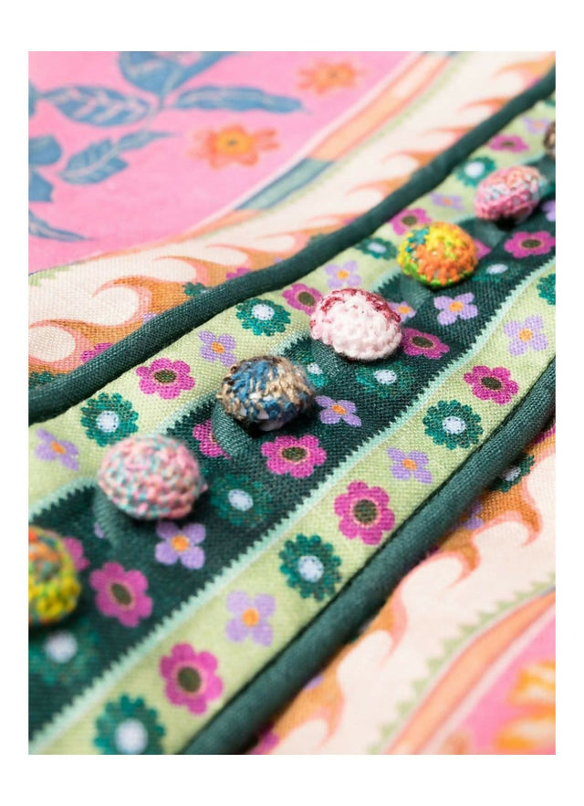 Zimmermann Ginger Buttoned Mini Dress - Size 2 - Dresses