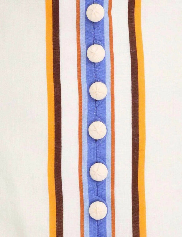 Zimmermann - Zimmermann Halcyon Printed Linen Midi Dress