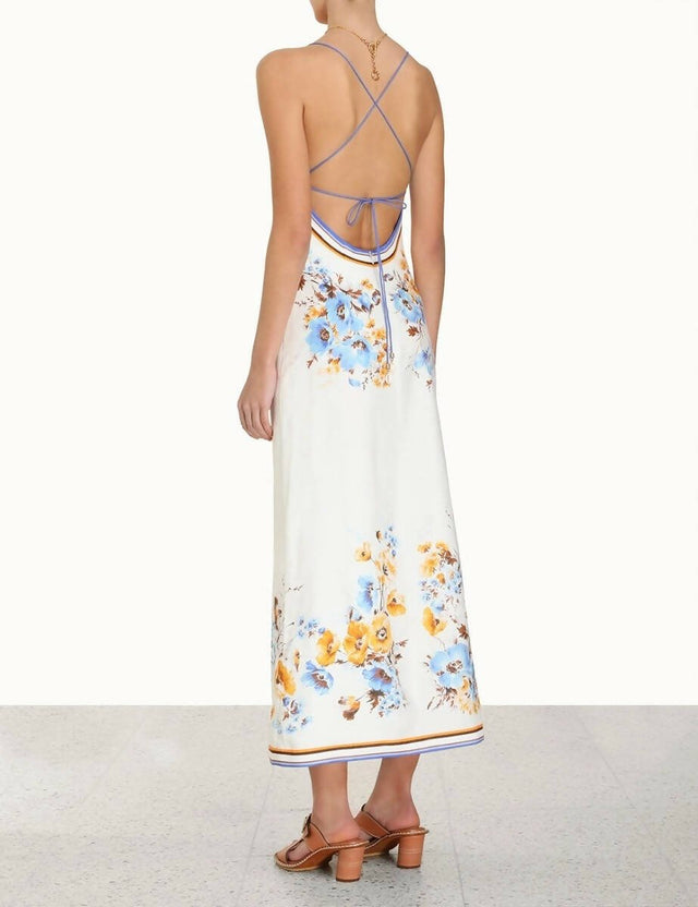 Zimmermann - Zimmermann Halcyon Printed Linen Midi Dress