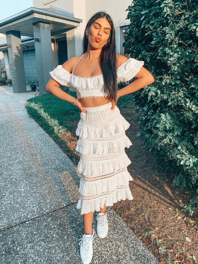Zimmermann Heathers Frill Set - 6 / White - Outfit Sets