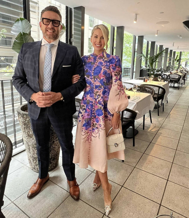 Zimmermann - Zimmermann High Tide Buttoned Midi Dress Size 2