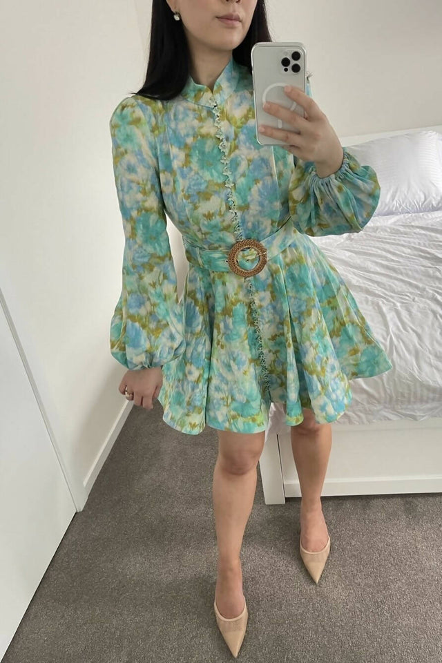 Zimmermann - Zimmermann High Tide Buttoned Mini Dress