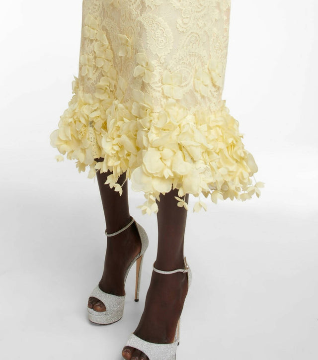 Zimmermann - Zimmermann High Tide Lace Midi Dress