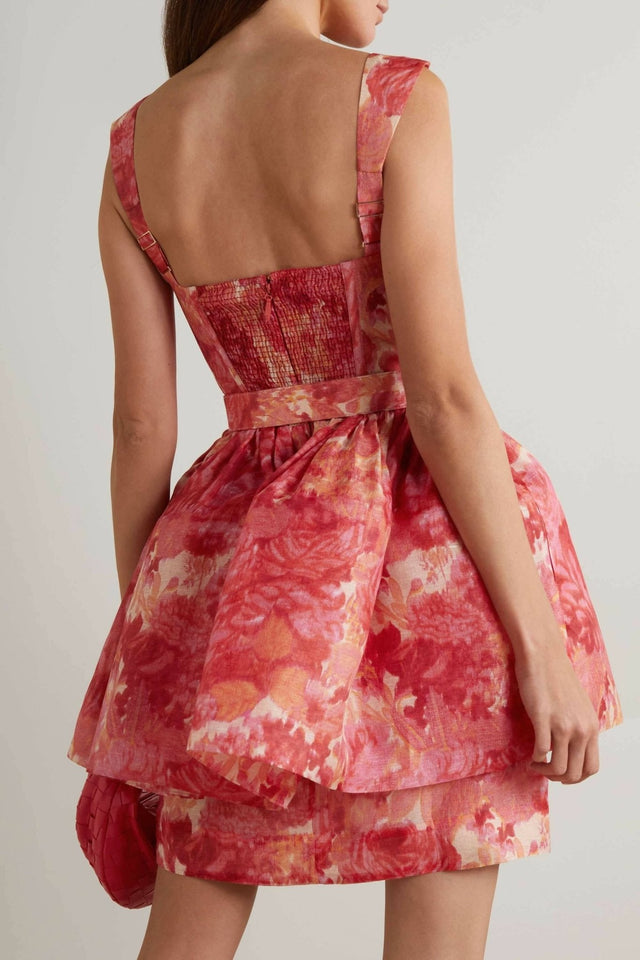 Zimmermann - Zimmermann High Tide Mini Pink Ikat Floral