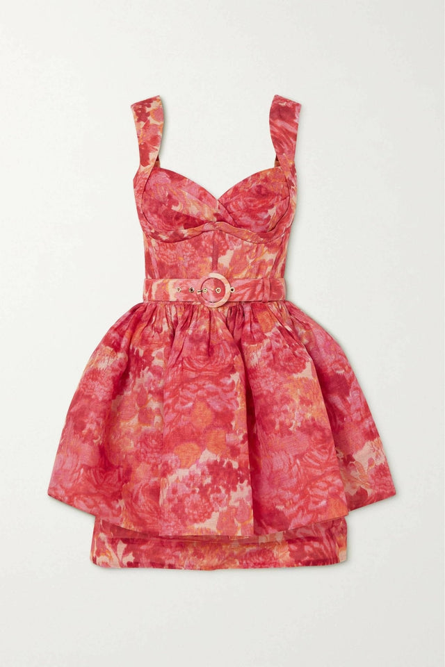 Zimmermann - Zimmermann High Tide Mini Pink Ikat Floral