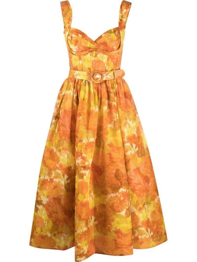 Zimmermann - Zimmermann High Tide Picnic Midi Dress