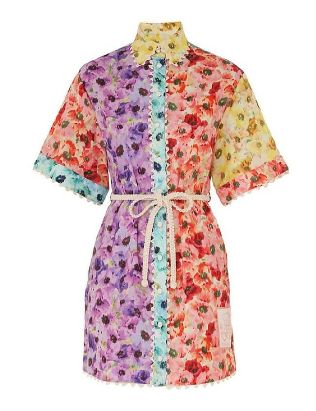 ZimmermannLightburstTrimmedShirtDressSTOCK
