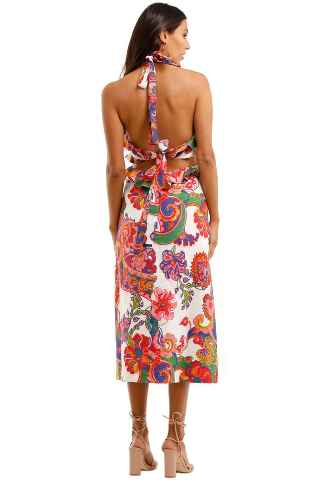 Zimmermann Lovestruck Midi Dress - 12 / Multi - Dresses