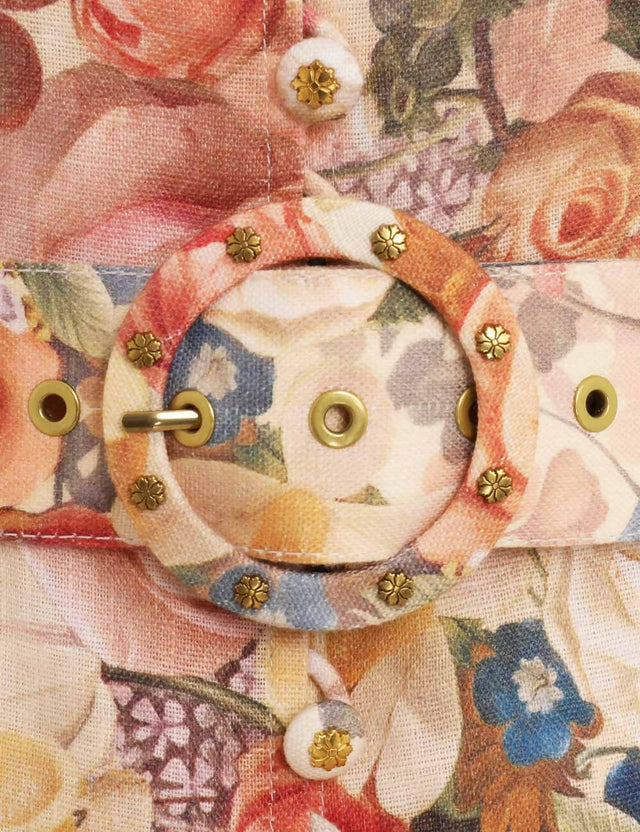 Zimmermann - Zimmermann Luminosity Buttoned Midi Dress