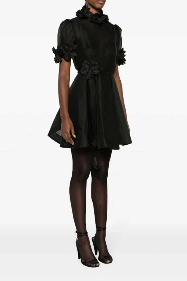 Zimmermann Luminosity Liftoff Flower Mini Dress - Dresses