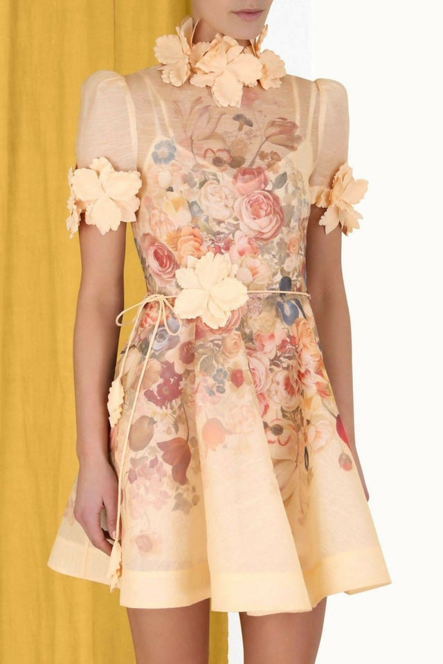 Zimmermann Luminosity Liftoff Flower Mini Dress Size 1 - 8 / Floral - Dresses