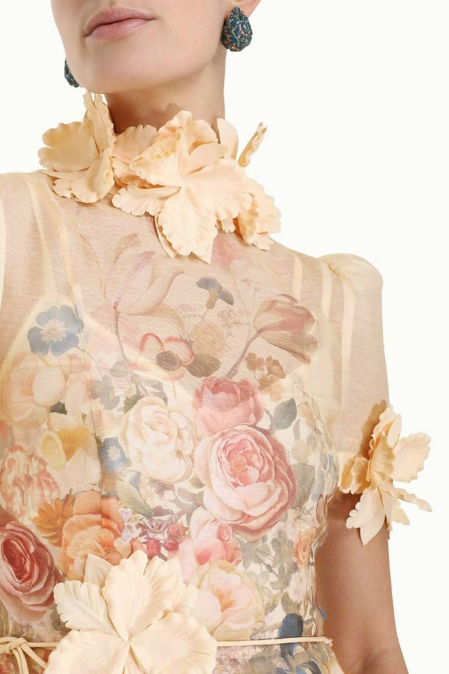 Zimmermann Luminosity Liftoff Flower Mini Dress Size 1 - 8 / Floral - Dresses
