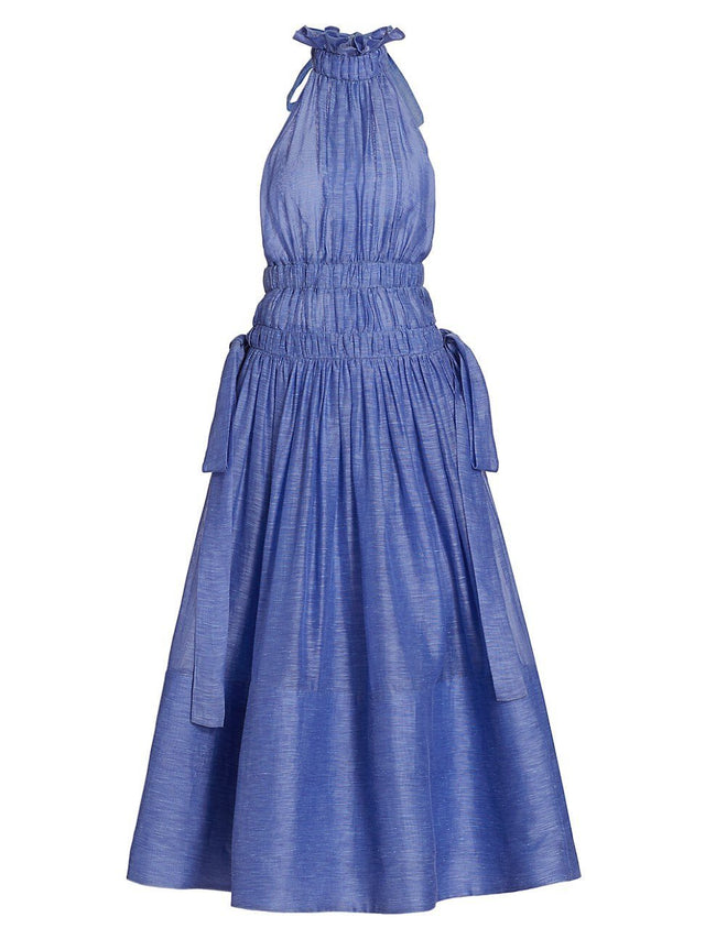 Zimmermann - Zimmermann Luminous Halter Gown in Cornflower