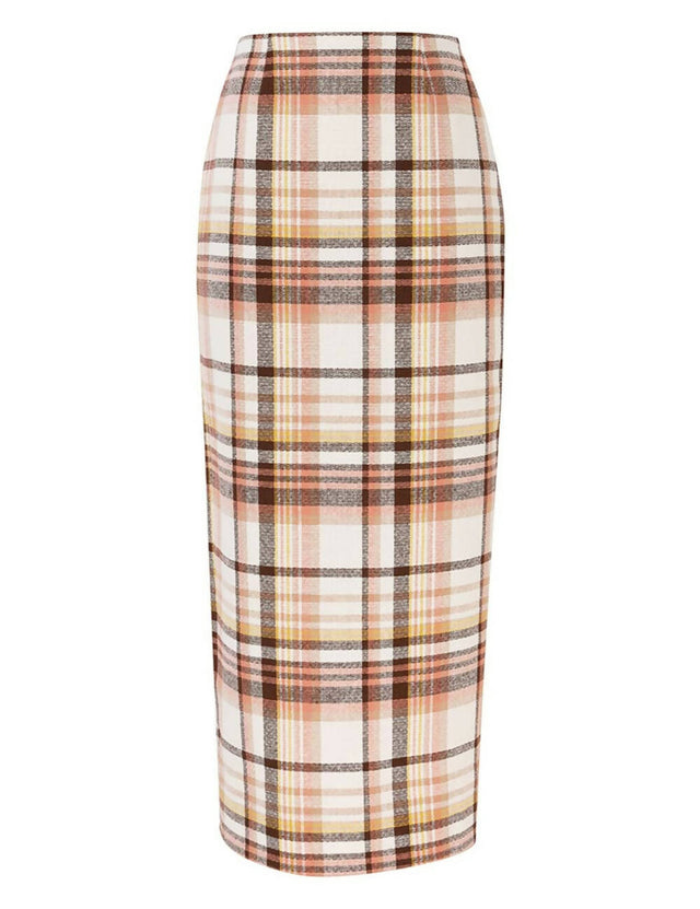 Zimmermann Matchmaker Check Bow Bodice Top and Pencil Skirt Set - 10 / Multi - Outfit Sets