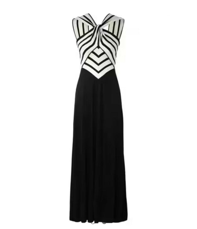 Zimmermann Natura Halter Neck Midi Dress - 12 / Multi - Dresses