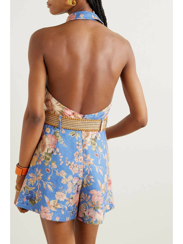 Zimmermann - Zimmermann Netaporter Exclusive - August Halterneck Playsuit
