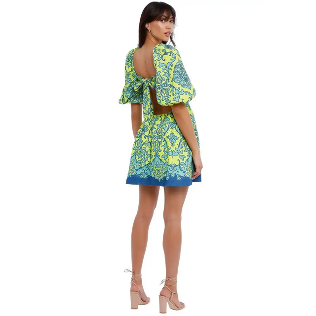 Zimmermann Nina Cutout Mini Dress Size 1 - 10 / Print - Dresses