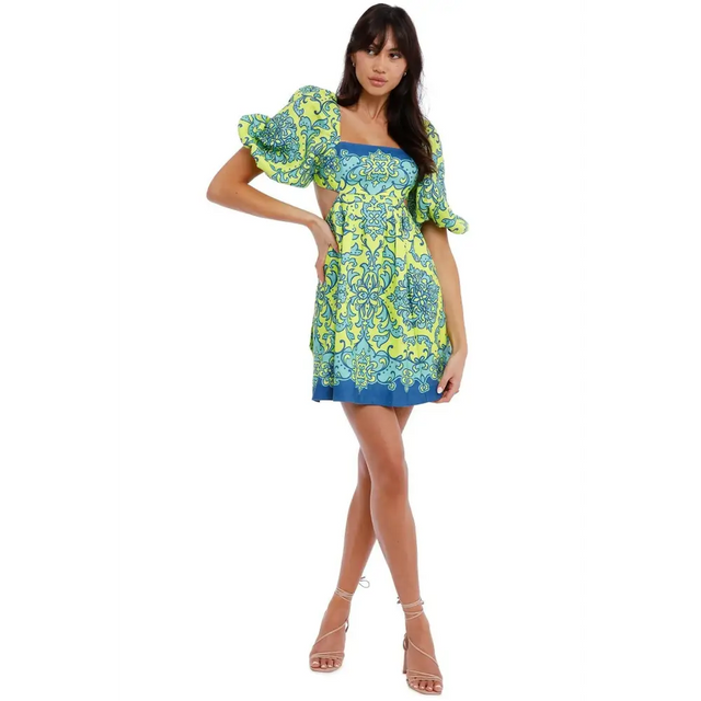 Zimmermann Nina Cutout Mini Dress Size 1 - 10 / Print - Dresses