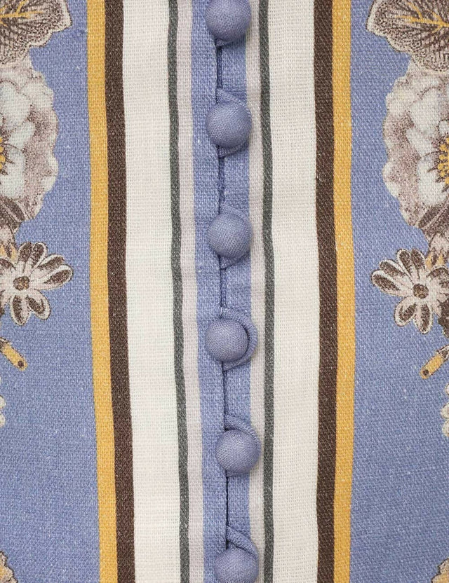 Zimmermann Ottie Slip Dress in Blue Flora - 12 / Print - Dresses