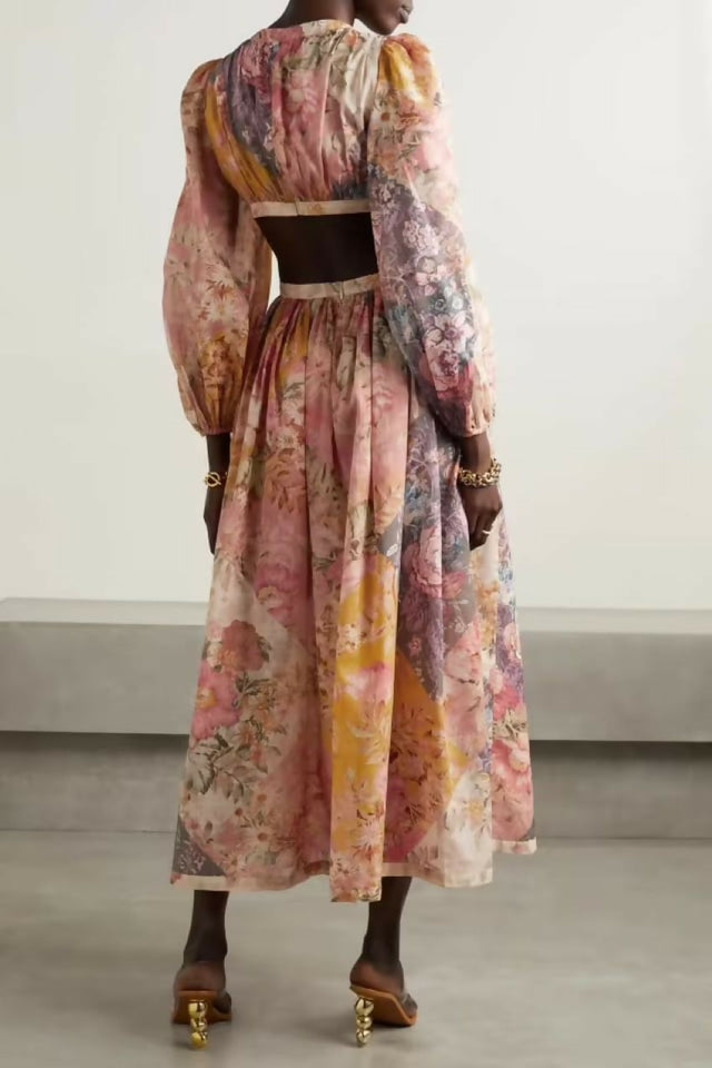 ZimmermannPattiePatchworkLongDressinPatchFloralback