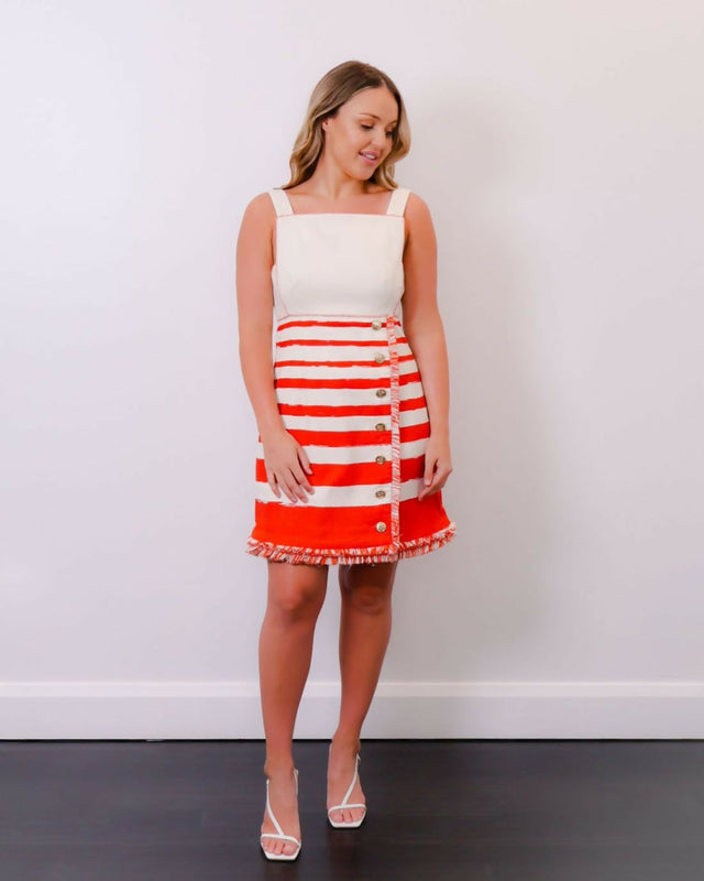 ZimmermannPostcardStripedCottonMiniDesignerDress