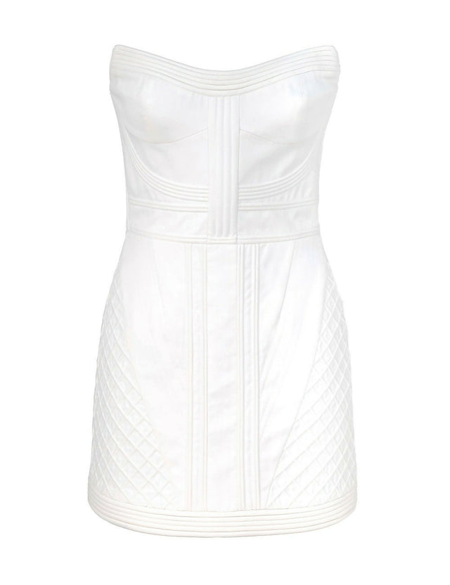 Zimmermann Rebellion Corded Corset Dress in Ivory - Dresses