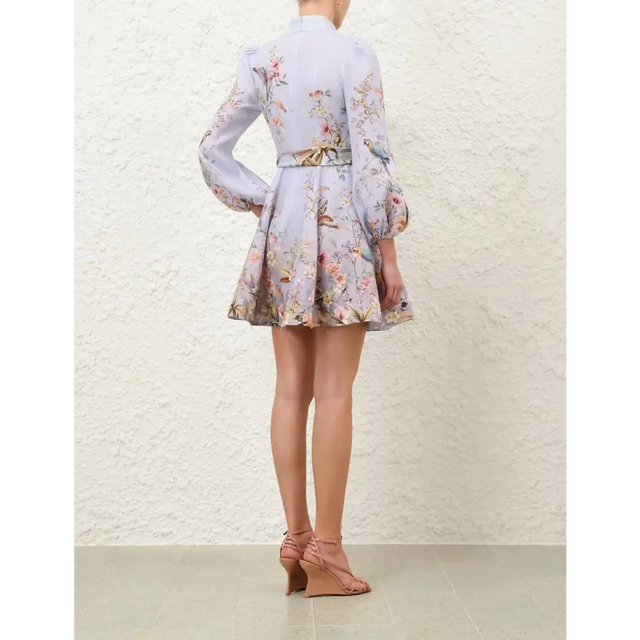 Zimmermann Rebellion Mini Dress - 10 / Print - Dresses