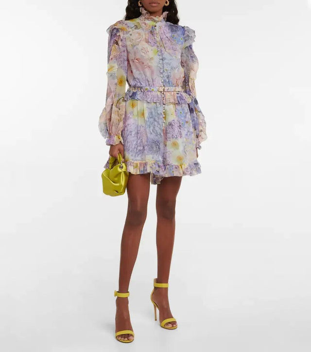 Zimmermann - Zimmermann Rhythmic Ruffle Playsuit Floral
