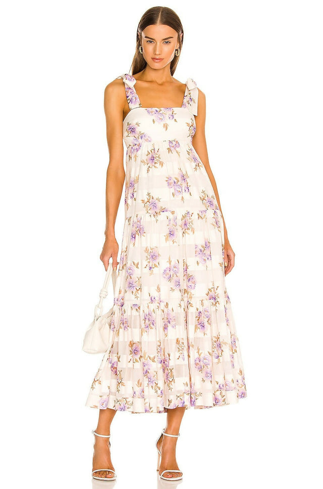 Zimmermann Rosa Striped Picnic Dress - Dresses
