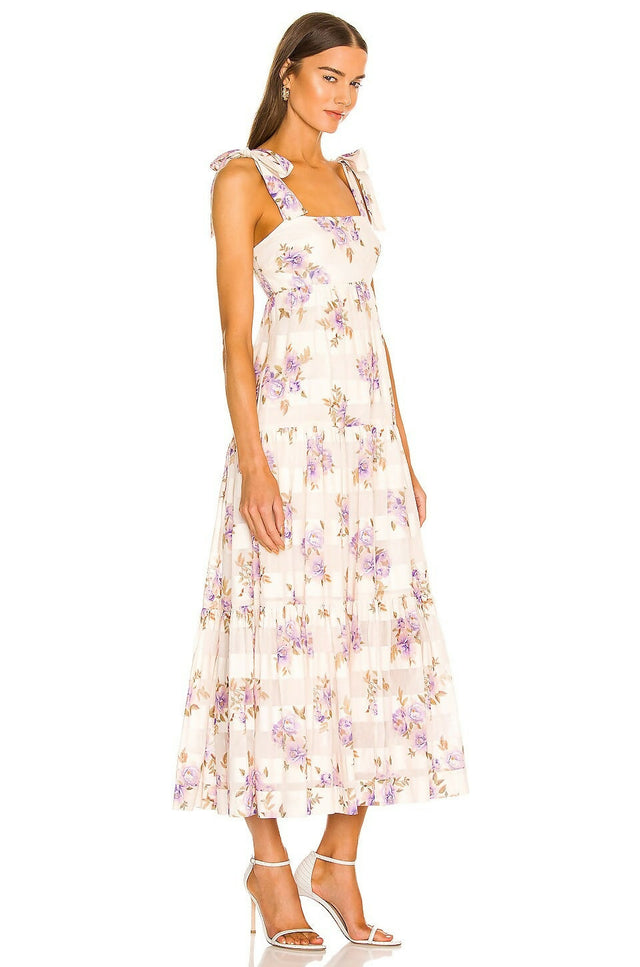 Zimmermann Rosa Striped Picnic Dress - Dresses
