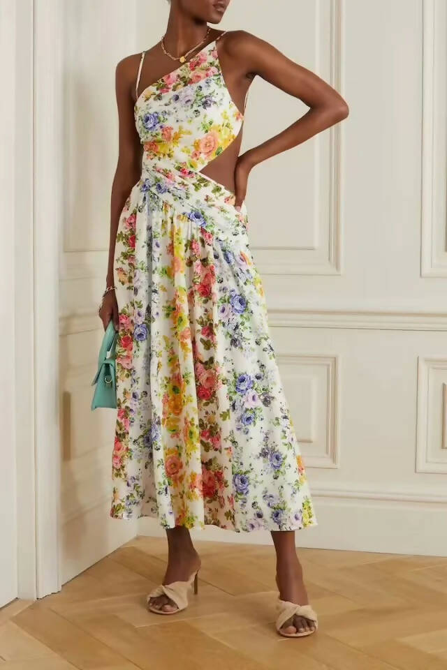Zimmermann Spliced Asymmetrical Dress Size 8 10 - Dresses