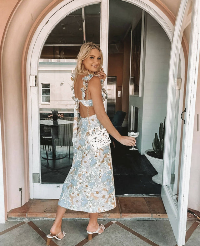 Zimmermann - Zimmermann Super Eight Frilled Midi Dress