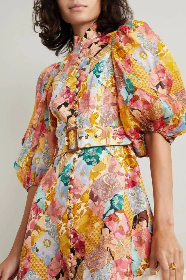 Zimmermann Tempo Kaleidoscope Mini Dress - Dresses