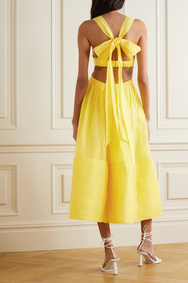 Zimmermann - Zimmermann The Botanica Bralette Gown in Sunshine